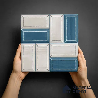 Faux Subway Wall Tile TL 06328  Edge Craft 12 inch x 12 inch Ceramic Matte Finish - 9.5 mm | Suitable for Accent / Feature Walls, Bathroom, Kitchen Wall & Backsplashes | Please Expect a Slight Variation of Pattern