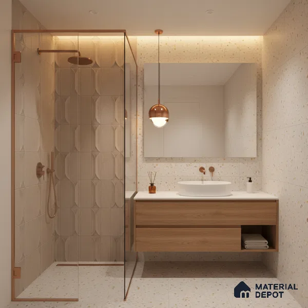 Faux Subway Wall Tile TL 06331 Marine Edge 12 inch x 12 inch Ceramic Matte Finish - 9.5 mm | Suitable for Accent / Feature Walls, Bathroom, Kitchen Wall & Backsplashes | Please Expect a Slight Variation of Pattern