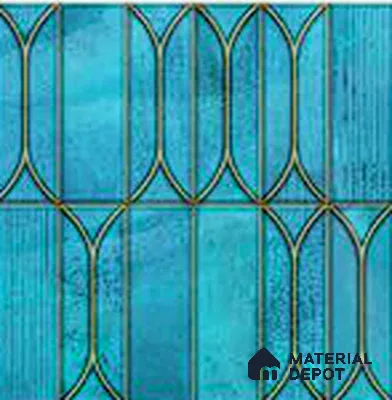Faux Subway Wall Tile TL 06332 C  Harbor 12 inch x 12 inch Ceramic Glossy Finish - 9.5 mm | Suitable for Accent / Feature Walls, Bathroom, Kitchen Wall & Backsplashes | Please Expect a Slight Variation of Pattern