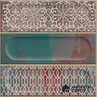 Faux Subway Wall Tile TL 06333 B  Ovalite 12 inch x 12 inch Ceramic Matte Finish - 9.5 mm | Suitable for Accent / Feature Walls, Bathroom, Kitchen Wall & Backsplashes | Please Expect a Slight Variation of Pattern
