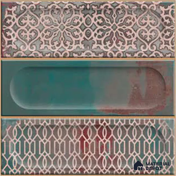 Faux Subway Wall Tile TL 06333 B Ovalite 12 inch x 12 inch Ceramic Matte Finish - 9.5 mm | Suitable for Accent / Feature Walls, Bathroom, Kitchen Wall & Backsplashes | Please Expect a Slight Variation of Pattern