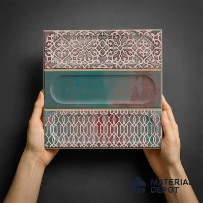 Faux Subway Wall Tile TL 06333 B  Ovalite 12 inch x 12 inch Ceramic Matte Finish - 9.5 mm | Suitable for Accent / Feature Walls, Bathroom, Kitchen Wall & Backsplashes | Please Expect a Slight Variation of Pattern
