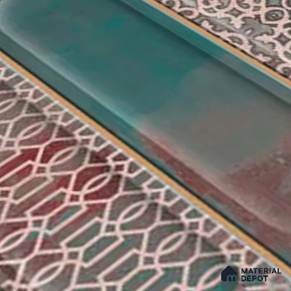 Faux Subway Wall Tile TL 06333 B Ovalite 12 inch x 12 inch Ceramic Matte Finish - 9.5 mm | Suitable for Accent / Feature Walls, Bathroom, Kitchen Wall & Backsplashes | Please Expect a Slight Variation of Pattern