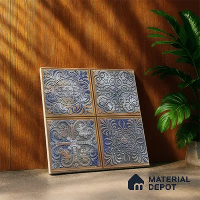 Moroccan Wall Tile TL 06334 Oristone 12 inch x 12 inch Ceramic Matte Finish - 9.5 mm | Suitable for Accent/Feature Walls, Bathroom, Kitchen, Dining Area | Please Expect a Slight Variation of Pattern