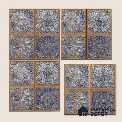 Moroccan Wall Tile TL 06334 Oristone 12 inch x 12 inch Ceramic Matte Finish - 9.5 mm | Suitable for Accent/Feature Walls, Bathroom, Kitchen, Dining Area | Please Expect a Slight Variation of Pattern
