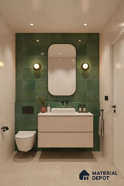 Subway  Wall Tile TL 06336 B  Strixtone 12 inch x 12 inch Ceramic Glossy Finish - 9.5 mm | Suitable for Accent / Feature Walls, Bathroom, Kitchen Wall & Backsplashes | Please Expect a Slight Variation of Pattern (Sample)