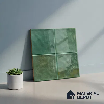 Faux Subway Wall Tile TL 06336 B  Strixtone 12 inch x 12 inch Ceramic Glossy Finish - 9.5 mm | Suitable for Accent / Feature Walls, Bathroom, Kitchen Wall & Backsplashes | Please Expect a Slight Variation of Pattern