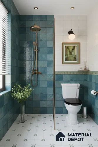 Subway  Wall Tile TL 06336  Patrinet 12 inch x 12 inch Ceramic Glossy Finish - 9.5 mm | Suitable for Accent / Feature Walls, Bathroom, Kitchen Wall & Backsplashes | Please Expect a Slight Variation of Pattern