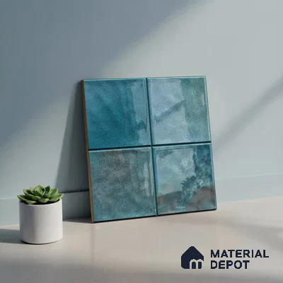 Faux Subway Wall Tile TL 06336  Patrinet 12 inch x 12 inch Ceramic Glossy Finish - 9.5 mm | Suitable for Accent / Feature Walls, Bathroom, Kitchen Wall & Backsplashes | Please Expect a Slight Variation of Pattern