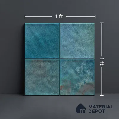 Faux Subway Wall Tile TL 06336  Patrinet 12 inch x 12 inch Ceramic Glossy Finish - 9.5 mm | Suitable for Accent / Feature Walls, Bathroom, Kitchen Wall & Backsplashes | Please Expect a Slight Variation of Pattern