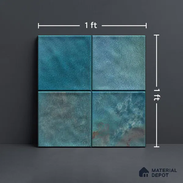 Faux Subway Wall Tile TL 06336  Patrinet 12 inch x 12 inch Ceramic Glossy Finish - 9.5 mm | Suitable for Accent / Feature Walls, Bathroom, Kitchen Wall & Backsplashes | Please Expect a Slight Variation of Pattern