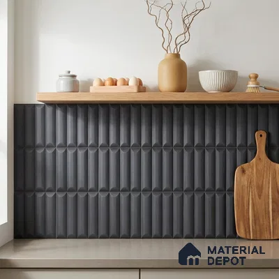 Faux Subway Wall Tile TL 06337 C  Balancia 12 inch x 12 inch Ceramic Matte Finish - 9.5 mm | Suitable for Accent / Feature Walls, Bathroom, Kitchen Wall & Backsplashes | Please Expect a Slight Variation of Pattern