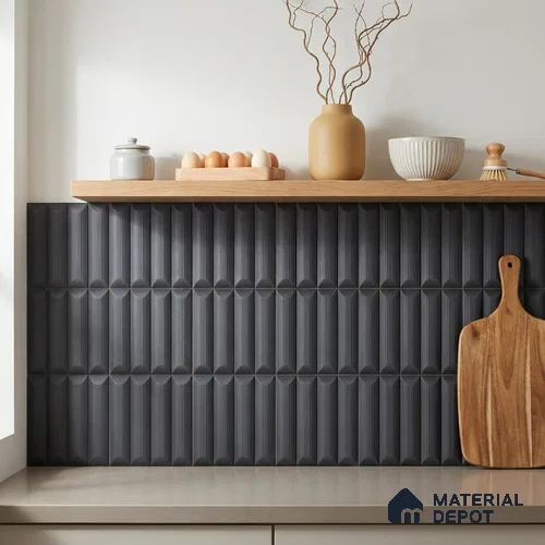 Faux Subway Wall Tile TL 06337 C Balancia 12 inch x 12 inch Ceramic Matte Finish - 9.5 mm | Suitable for Accent / Feature Walls, Bathroom, Kitchen Wall & Backsplashes | Please Expect a Slight Variation of Pattern