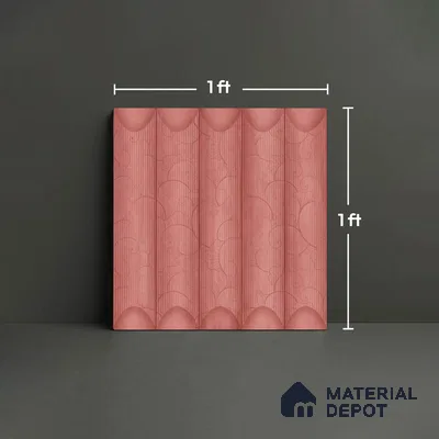 Faux Subway Wall Tile TL 06337  Symmetra 12 inch x 12 inch Ceramic Matte Finish - 9.5 mm | Suitable for Accent / Feature Walls, Bathroom, Kitchen Wall & Backsplashes | Please Expect a Slight Variation of Pattern