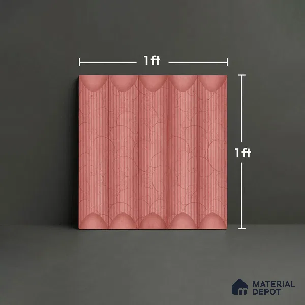 Faux Subway Wall Tile TL 06337 Symmetra 12 inch x 12 inch Ceramic Matte Finish - 9.5 mm | Suitable for Accent / Feature Walls, Bathroom, Kitchen Wall & Backsplashes | Please Expect a Slight Variation of Pattern