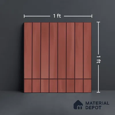 Faux Subway Wall Tile TL 06338 B  Celestia 12 inch x 12 inch Ceramic Matte Finish - 9.5 mm | Suitable for Accent / Feature Walls, Bathroom, Kitchen Wall & Backsplashes | Please Expect a Slight Variation of Pattern