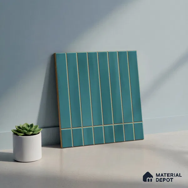 Faux Subway Wall Tile TL 06338 C Spacora 12 inch x 12 inch Ceramic Matte Finish - 9.5 mm | Suitable for Accent / Feature Walls, Bathroom, Kitchen Wall & Backsplashes | Please Expect a Slight Variation of Pattern