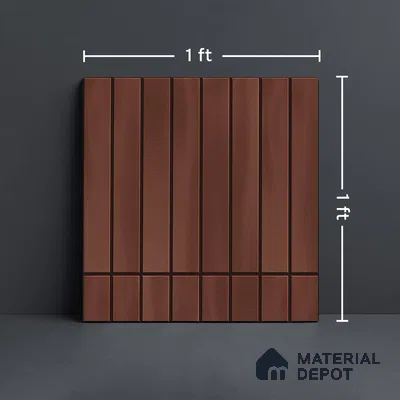 Faux Subway Wall Tile TL 06338 D  Orbistone 12 inch x 12 inch Ceramic Matte Finish - 9.5 mm | Suitable for Accent / Feature Walls, Bathroom, Kitchen Wall & Backsplashes | Please Expect a Slight Variation of Pattern