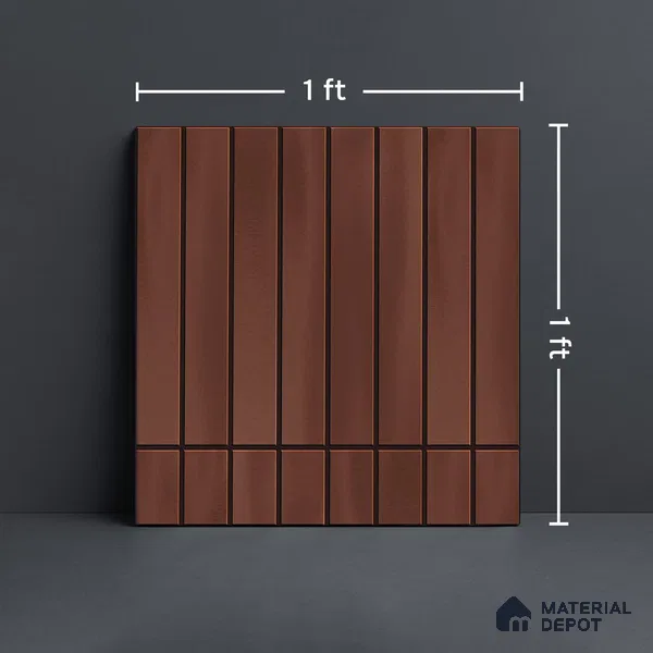 Faux Subway Wall Tile TL 06338 D  Orbistone 12 inch x 12 inch Ceramic Matte Finish - 9.5 mm | Suitable for Accent / Feature Walls, Bathroom, Kitchen Wall & Backsplashes | Please Expect a Slight Variation of Pattern