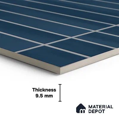 Faux Subway Wall Tile TL 06338  AstroTile 12 inch x 12 inch Ceramic Matte Finish - 9.5 mm | Suitable for Accent / Feature Walls, Bathroom, Kitchen Wall & Backsplashes | Please Expect a Slight Variation of Pattern