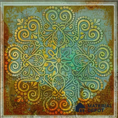 Moroccan Wall Tile TL 06339 C Artiflow 12 inch x 12 inch Ceramic Matte Finish - 9.5 mm | Suitable for Accent/Feature Walls, Bathroom, Kitchen, Dining Area | Please Expect a Slight Variation of Pattern