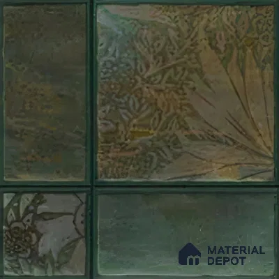 Moroccan Wall Tile TL 06340 B Patternix 12 inch x 12 inch Ceramic Matte Finish - 9.5 mm | Suitable for Accent/Feature Walls, Bathroom, Kitchen, Dining Area | Please Expect a Slight Variation of Pattern