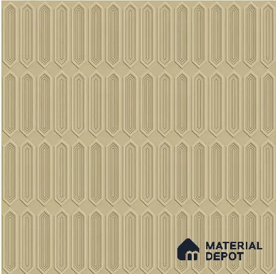 Faux Subway Wall Tile TL 06345  Picket Fence Flow 12 inch x 12 inch Ceramic Matte Finish - 9.5 mm | Suitable for Accent / Feature Walls, Bathroom, Kitchen Wall & Backsplashes | Please Expect a Slight Variation of Pattern
