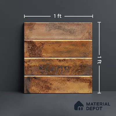 Faux Subway Wall Tile TL 06348  MetroTile 12 inch x 12 inch Ceramic Matte Finish - 9.5 mm | Suitable for Accent / Feature Walls, Bathroom, Kitchen Wall & Backsplashes | Please Expect a Slight Variation of Pattern