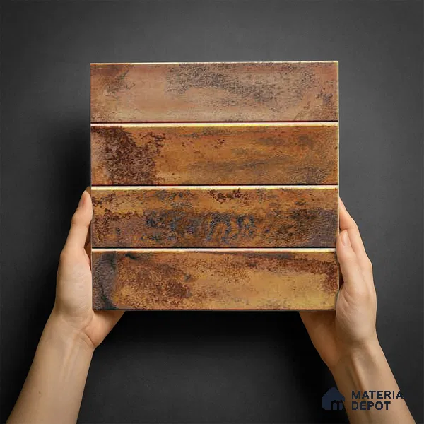 Faux Subway Wall Tile TL 06348 MetroTile 12 inch x 12 inch Ceramic Matte Finish - 9.5 mm | Suitable for Accent / Feature Walls, Bathroom, Kitchen Wall & Backsplashes | Please Expect a Slight Variation of Pattern