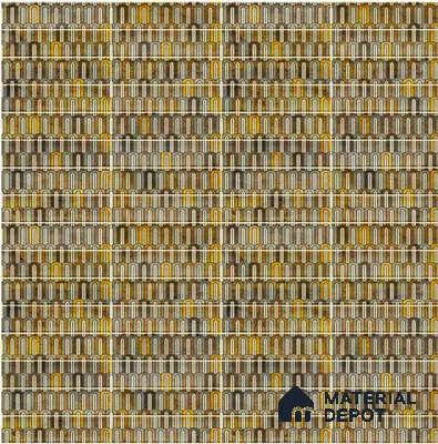 Faux Subway Wall Tile TL 06349  Railflow 12 inch x 12 inch Ceramic Matte Finish - 9.5 mm | Suitable for Accent / Feature Walls, Bathroom, Kitchen Wall & Backsplashes | Please Expect a Slight Variation of Pattern