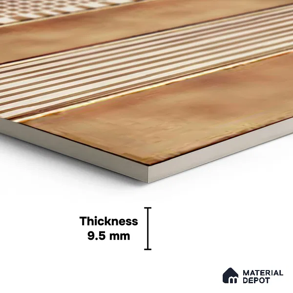 Faux Subway Wall Tile TL 06351 Urbanix 12 inch x 12 inch Ceramic Matte Finish - 9.5 mm | Suitable for Accent / Feature Walls, Bathroom, Kitchen Wall & Backsplashes | Please Expect a Slight Variation of Pattern