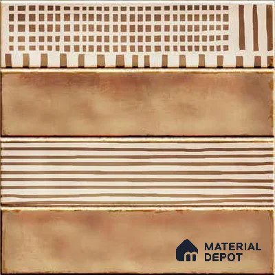 Faux Subway Wall Tile TL 06351  Urbanix 12 inch x 12 inch Ceramic Matte Finish - 9.5 mm | Suitable for Accent / Feature Walls, Bathroom, Kitchen Wall & Backsplashes | Please Expect a Slight Variation of Pattern
