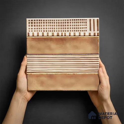 Faux Subway Wall Tile TL 06351  Urbanix 12 inch x 12 inch Ceramic Matte Finish - 9.5 mm | Suitable for Accent / Feature Walls, Bathroom, Kitchen Wall & Backsplashes | Please Expect a Slight Variation of Pattern
