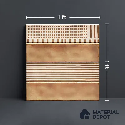 Faux Subway Wall Tile TL 06351  Urbanix 12 inch x 12 inch Ceramic Matte Finish - 9.5 mm | Suitable for Accent / Feature Walls, Bathroom, Kitchen Wall & Backsplashes | Please Expect a Slight Variation of Pattern
