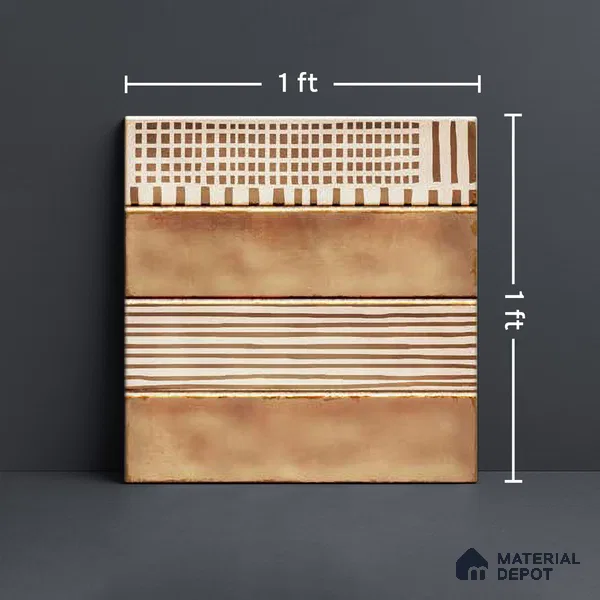Faux Subway Wall Tile TL 06351 Urbanix 12 inch x 12 inch Ceramic Matte Finish - 9.5 mm | Suitable for Accent / Feature Walls, Bathroom, Kitchen Wall & Backsplashes | Please Expect a Slight Variation of Pattern