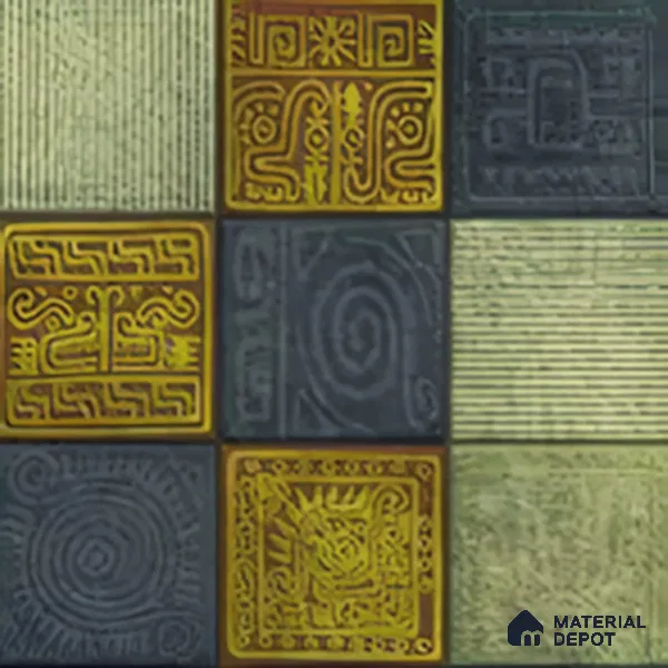 Moroccan Wall Tile TL 06353 B Tradiflow 12 inch x 12 inch Ceramic Matte Finish - 9.5 mm | Suitable for Bathroom, Kitchen, Basin Area | Please Expect a Slight Variation of Pattern