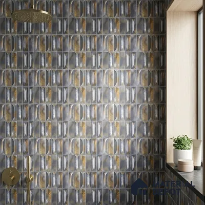 Faux Subway Wall Tile TL 06355 B  Ocean Flow 12 inch x 12 inch Ceramic Matte Finish - 9.5 mm | Suitable for Accent / Feature Walls, Bathroom, Kitchen Wall & Backsplashes | Please Expect a Slight Variation of Pattern