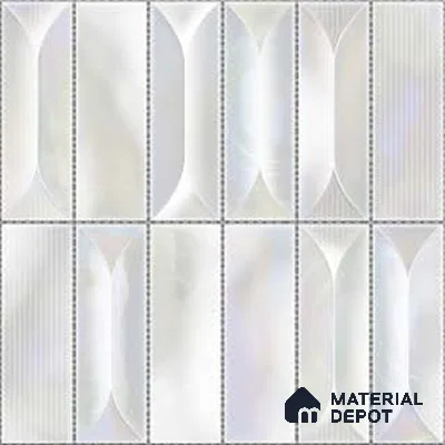 Faux Subway Wall Tile TL 06355 C  Rivora 12 inch x 12 inch Ceramic Matte Finish - 9.5 mm | Suitable for Accent / Feature Walls, Bathroom, Kitchen Wall & Backsplashes | Please Expect a Slight Variation of Pattern