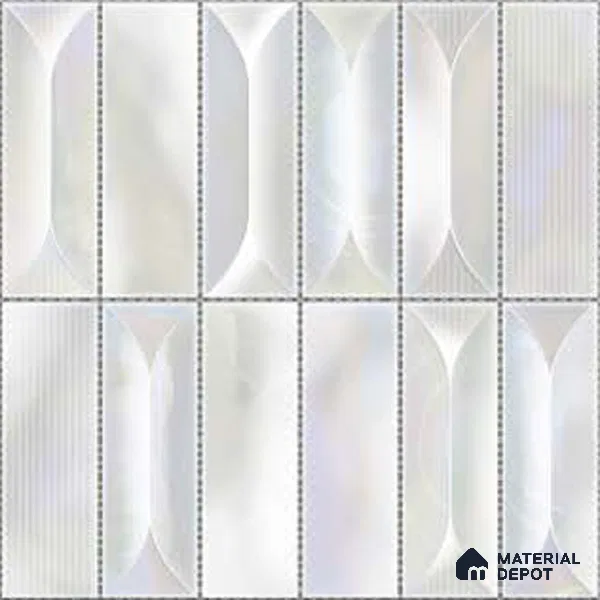 Faux Subway Wall Tile TL 06355 C Rivora 12 inch x 12 inch Ceramic Matte Finish - 9.5 mm | Suitable for Accent / Feature Walls, Bathroom, Kitchen Wall & Backsplashes | Please Expect a Slight Variation of Pattern