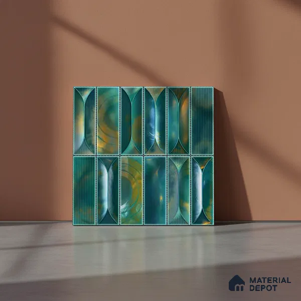 Faux Subway Wall Tile TL 06355 E  Baystone 12 inch x 12 inch Ceramic Matte Finish - 9.5 mm | Suitable for Accent / Feature Walls, Bathroom, Kitchen Wall & Backsplashes | Please Expect a Slight Variation of Pattern