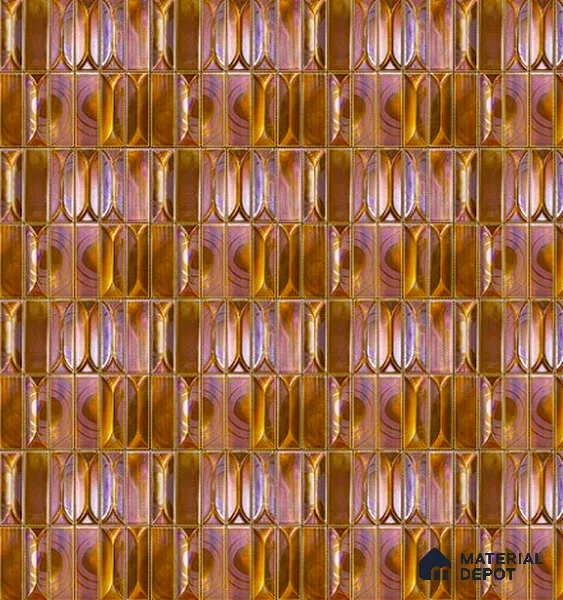 Faux Subway Wall Tile TL 06355  AquaSlide 12 inch x 12 inch Ceramic Matte Finish - 9.5 mm | Suitable for Accent / Feature Walls, Bathroom, Kitchen Wall & Backsplashes | Please Expect a Slight Variation of Pattern