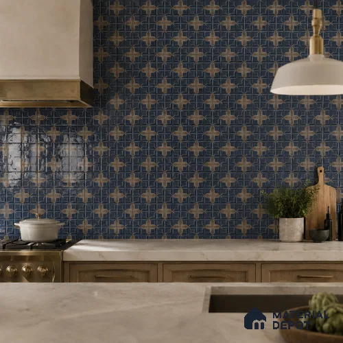 Faux Subway Wall Tile TL 06359 C Classic Varde 1 ft x 1 ft Ceramic Glossy Finish Tile - 9 mm | Suitable For Kitchen, Bathroom Walls and Backsplashes | Please Expect a Slight Variation of Pattern