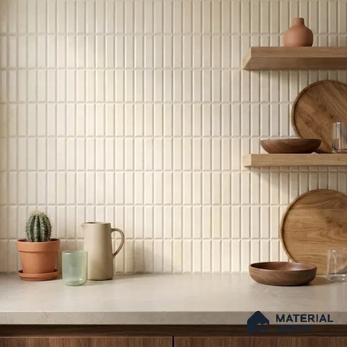 Faux Subway Wall Tile TL 06362 I Brown Hue 1 ft x 1 ft Ceramic Matte Finish Tile - 9 mm | Suitable For Kitchen, Bathroom Walls and Backsplashes | Please Expect a Slight Variation of Pattern