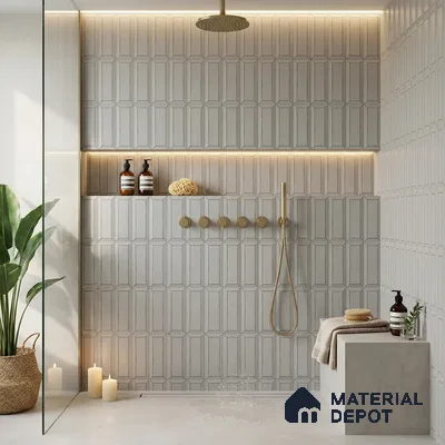 Faux Subway Wall Tile TL 06365 B Forest Blend 1 ft x 1 ft Ceramic Matte Finish Tile - 9 mm | Suitable For Kitchen, Bathroom Walls and Backsplashes | Please Expect a Slight Variation of Pattern