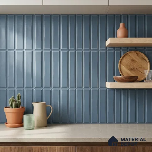Faux Subway Wall Tile TL 06365 F Notte Vibe 1 ft x 1 ft Ceramic Matte Finish Tile - 9 mm | Suitable For Kitchen, Bathroom Walls and Backsplashes | Please Expect a Slight Variation of Pattern