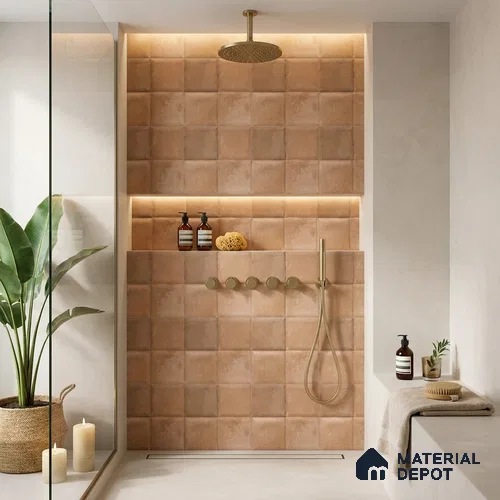 Faux Subway Wall Tile TL 06366 I Ice Tone 1 ft x 1 ft Ceramic Matte Finish Tile - 9 mm | Suitable For Kitchen, Bathroom Walls and Backsplashes | Please Expect a Slight Variation of Pattern