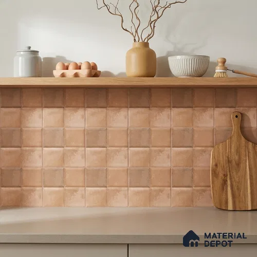 Faux Subway Wall Tile TL 06366 I Ice Tone 1 ft x 1 ft Ceramic Matte Finish Tile - 9 mm | Suitable For Kitchen, Bathroom Walls and Backsplashes | Please Expect a Slight Variation of Pattern