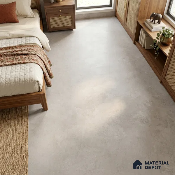 Cement Wall & Floor Tile TL 06401 D Jupiter Pearl 6 ft x 4 ft Vitrified Matte Finish - 9 mm | Suitable for Living Room, Bedroom & Bathroom