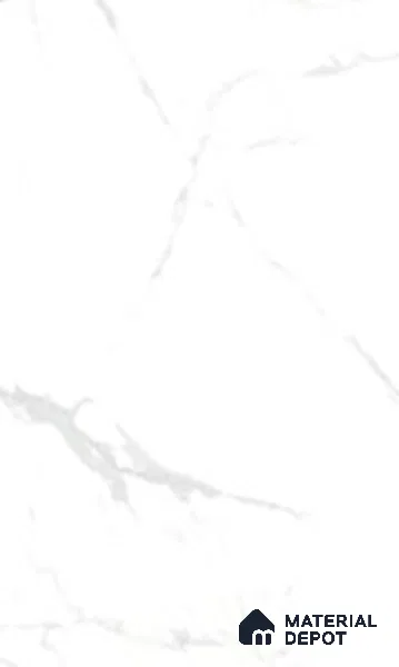 Marble Carrara Wall & Floor Tile TL 06440 Cool White 5.2 ft x 2.6 ft Matte Finish Vitrified Tile - 9 mm | Suitable For Living Room, Bedroom, Dining Area