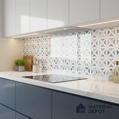 Highlighter Wall Tile TL 06457 B R Clomax Aqua HL 2 2 ft x 1 ft Ceramic Glossy Finish - 8 mm | Suitable for Living Room, Kitchen & Bathroom (Sample)